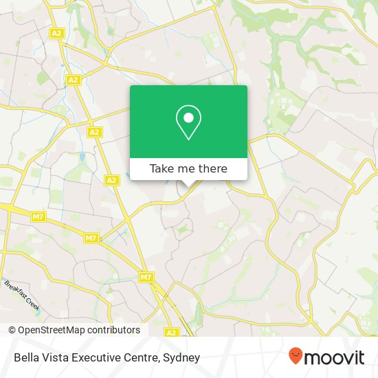 Bella Vista Executive Centre map