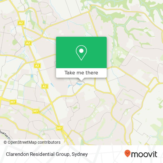 Clarendon Residential Group map