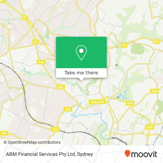 ABM Financial Services Pty Ltd map