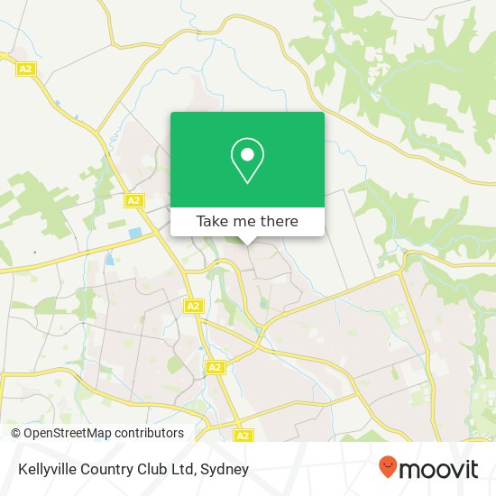 Kellyville Country Club Ltd map