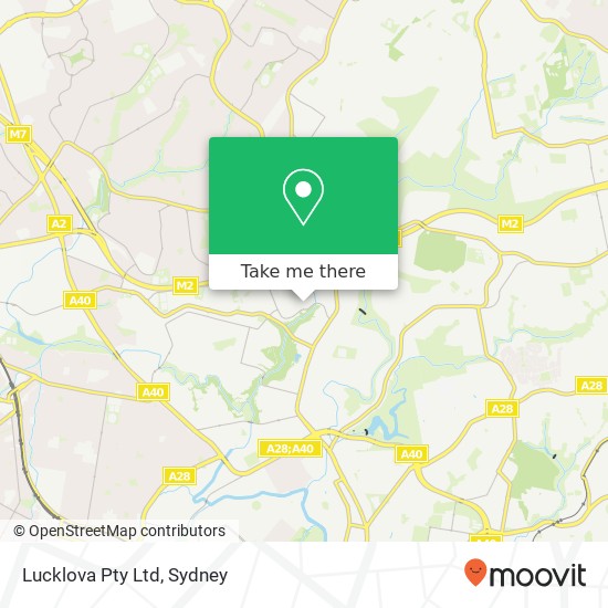 Lucklova Pty Ltd map