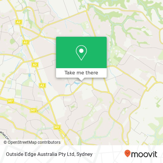 Mapa Outside Edge Australia Pty Ltd