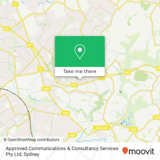 Approved Communications & Consultancy Services Pty Ltd map