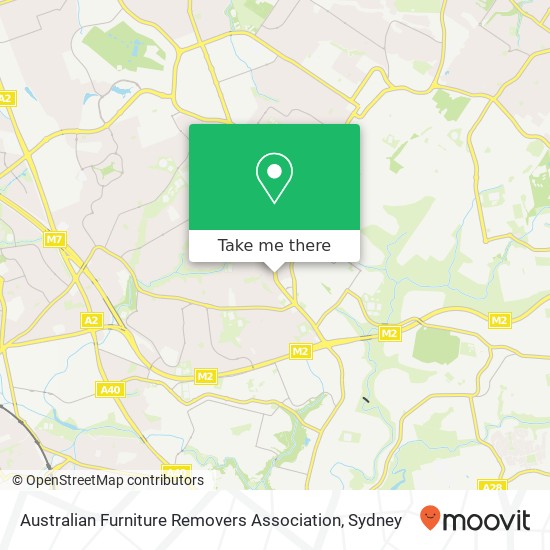 Australian Furniture Removers Association map