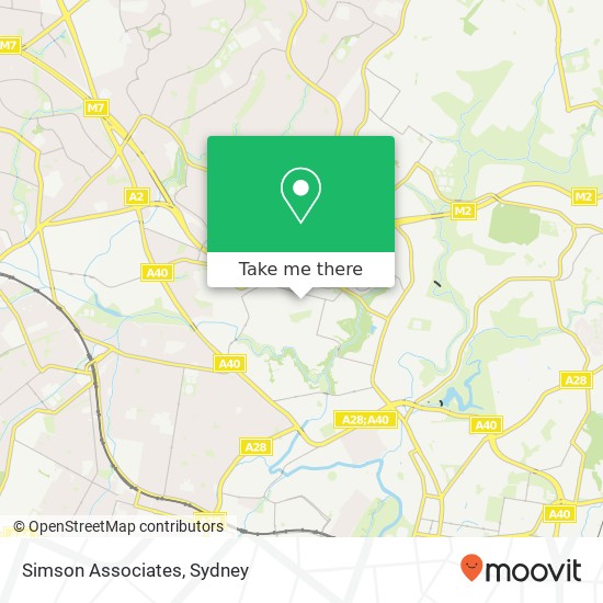 Simson Associates map