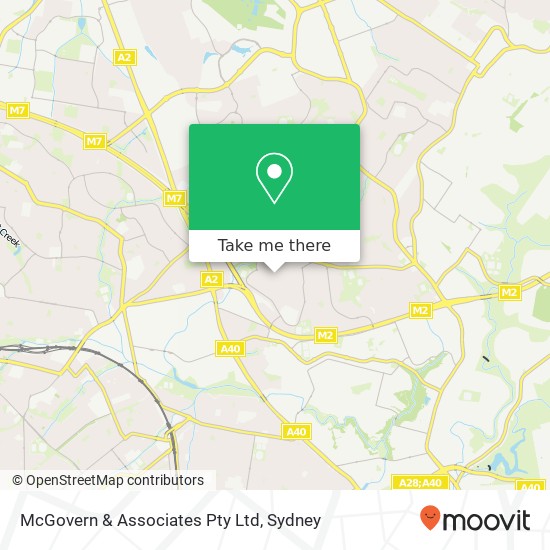 McGovern & Associates Pty Ltd map