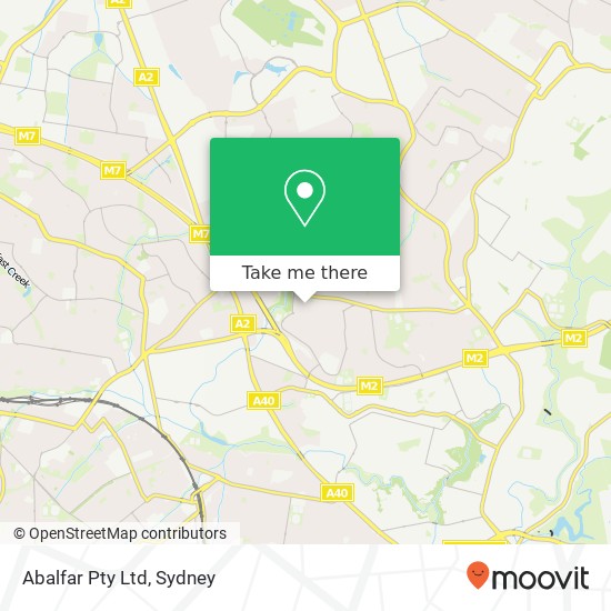 Abalfar Pty Ltd map