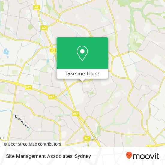 Site Management Associates map