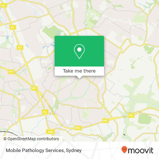 Mobile Pathology Services map