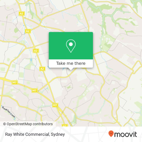 Ray White Commercial map