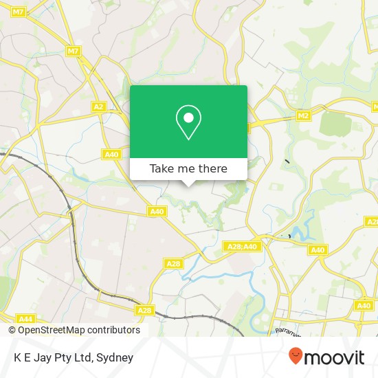K E Jay Pty Ltd map