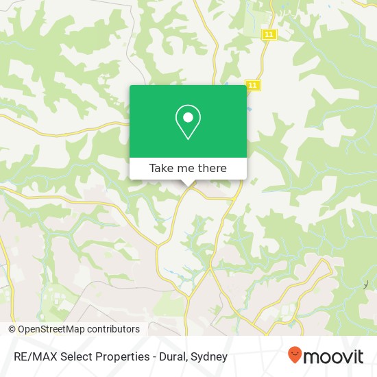 RE / MAX Select Properties - Dural map