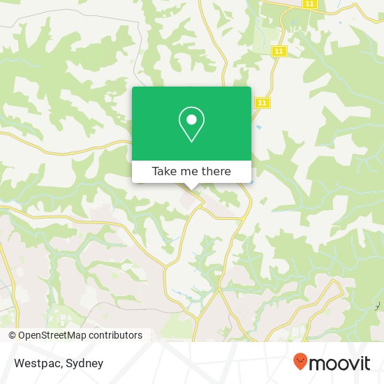 Westpac map