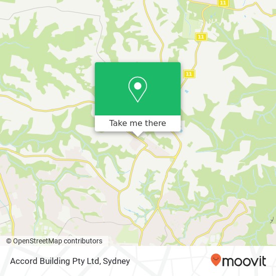Accord Building Pty Ltd map