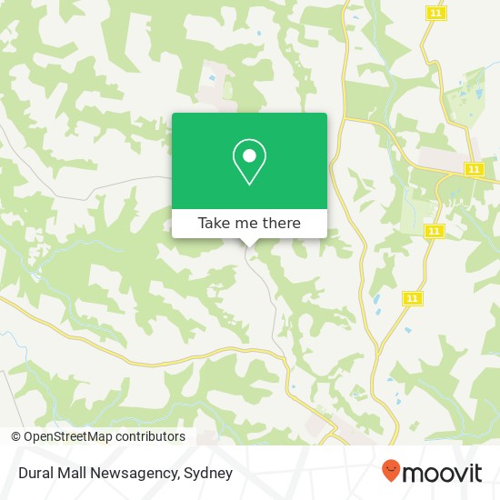 Dural Mall Newsagency map