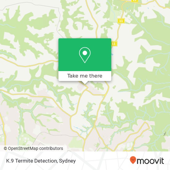 K.9 Termite Detection map