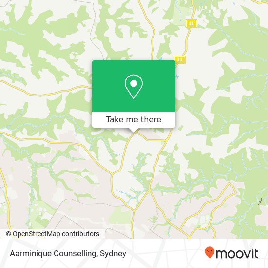 Aarminique Counselling map