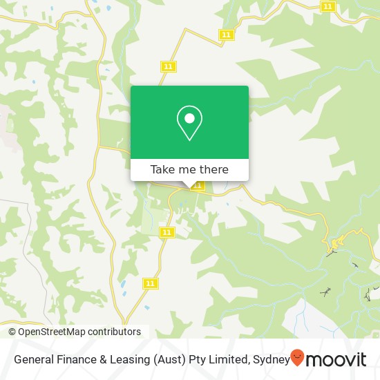 General Finance & Leasing (Aust) Pty Limited map