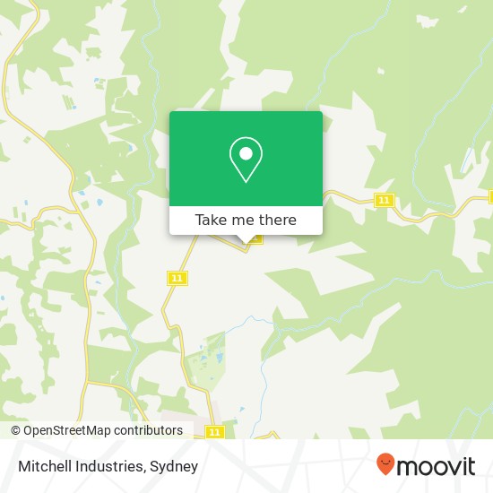 Mitchell Industries map