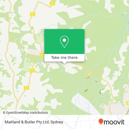 Maitland & Butler Pty Ltd map