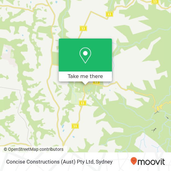 Concise Constructions (Aust) Pty Ltd map
