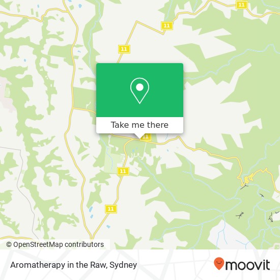 Aromatherapy in the Raw map