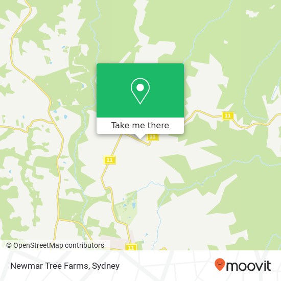 Newmar Tree Farms map