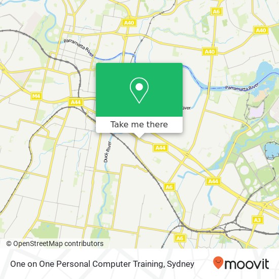 One on One Personal Computer Training map