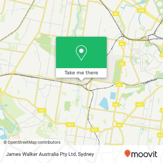 Mapa James Walker Australia Pty Ltd