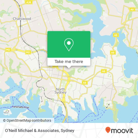 O'Neill Michael & Associates map