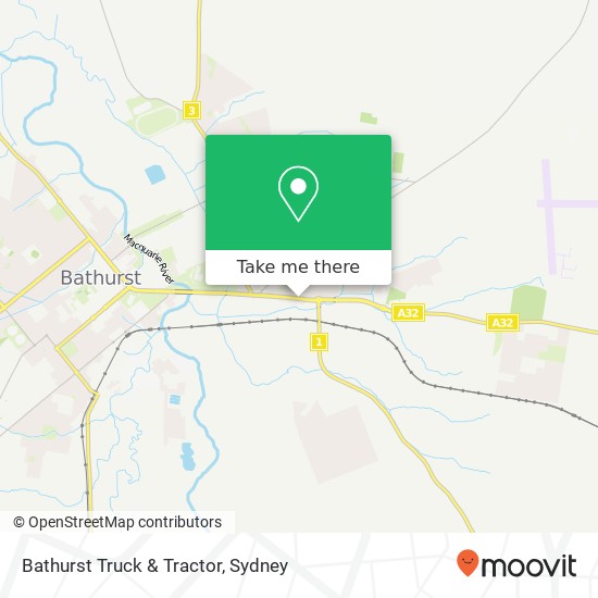 Bathurst Truck & Tractor map