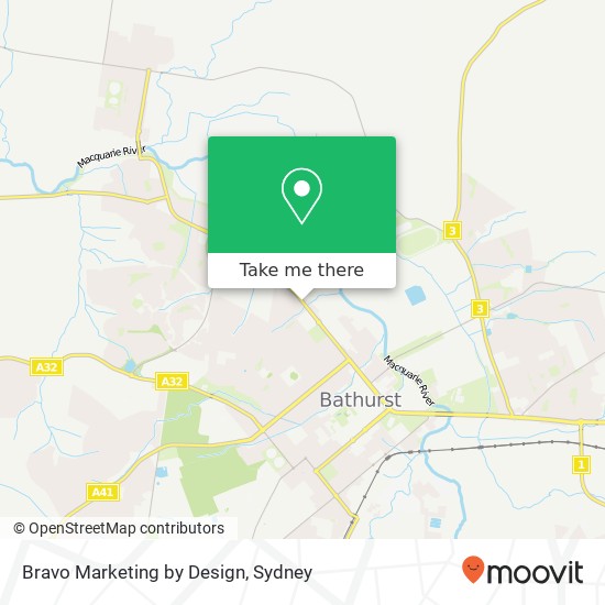 Bravo Marketing by Design map