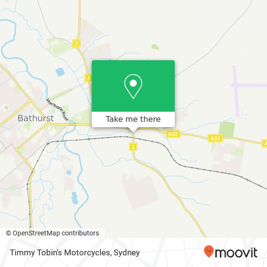 Timmy Tobin's Motorcycles map