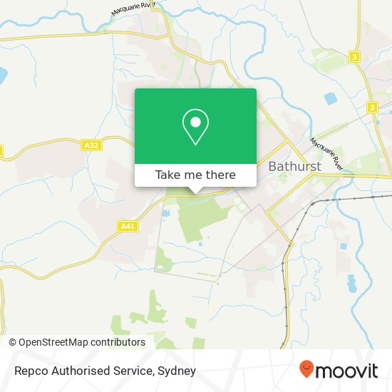 Repco Authorised Service map