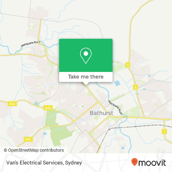 Mapa Van's Electrical Services