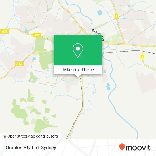 Omalos Pty Ltd map