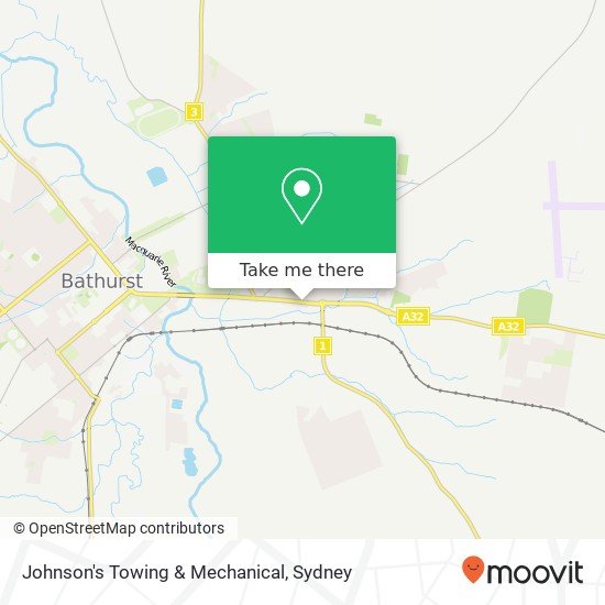Johnson's Towing & Mechanical map