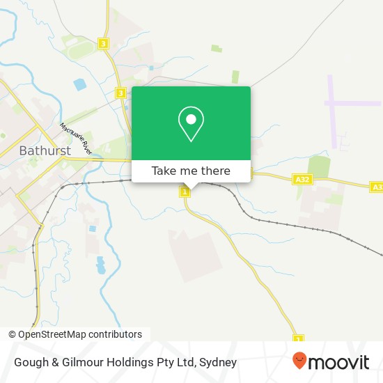 Gough & Gilmour Holdings Pty Ltd map