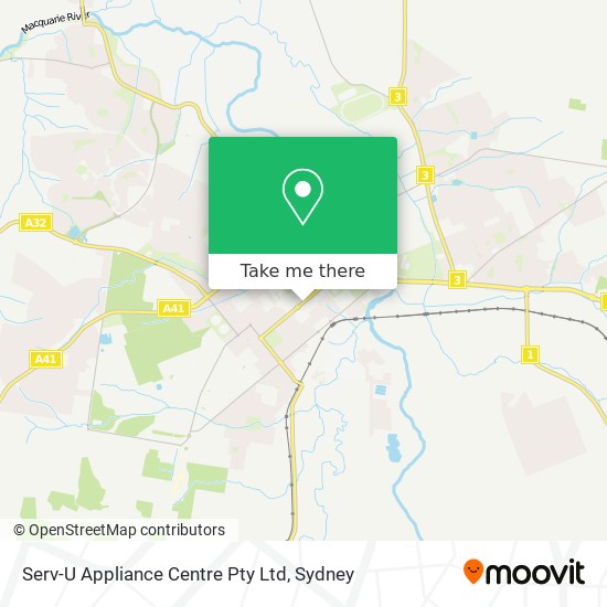 Serv-U Appliance Centre Pty Ltd map