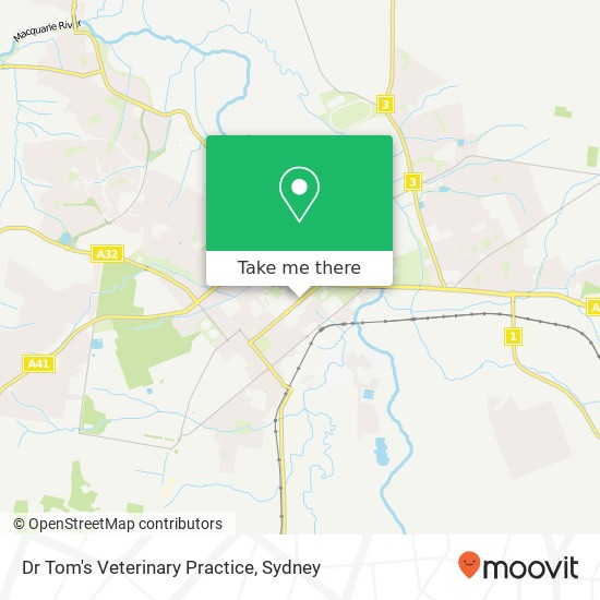 Mapa Dr Tom's Veterinary Practice