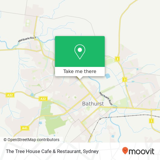 Mapa The Tree House Cafe & Restaurant