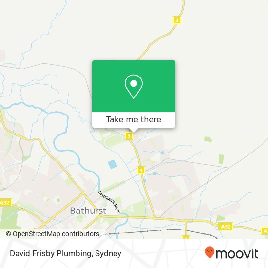 Mapa David Frisby Plumbing