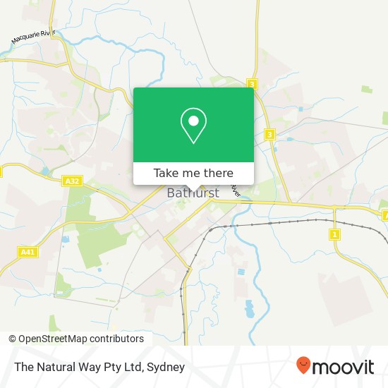 The Natural Way Pty Ltd map