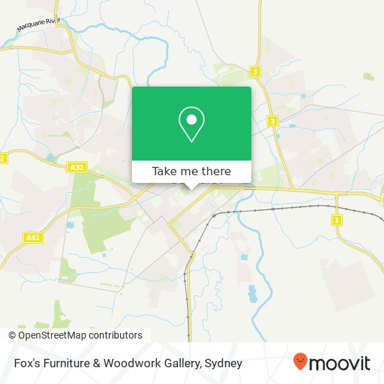 Fox's Furniture & Woodwork Gallery map