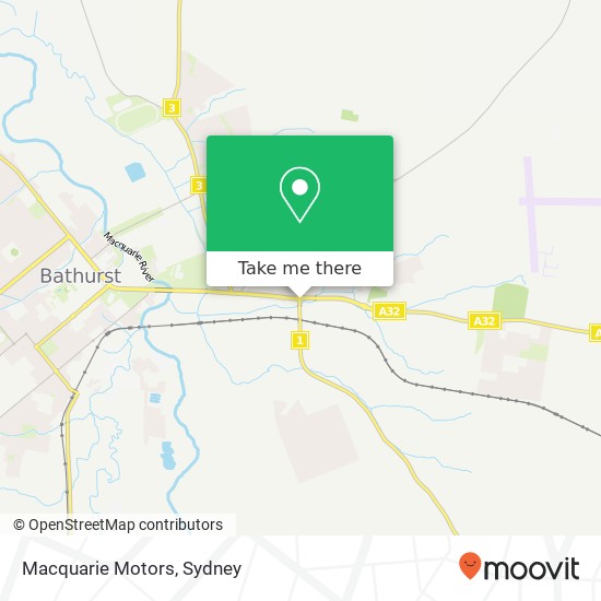 Mapa Macquarie Motors
