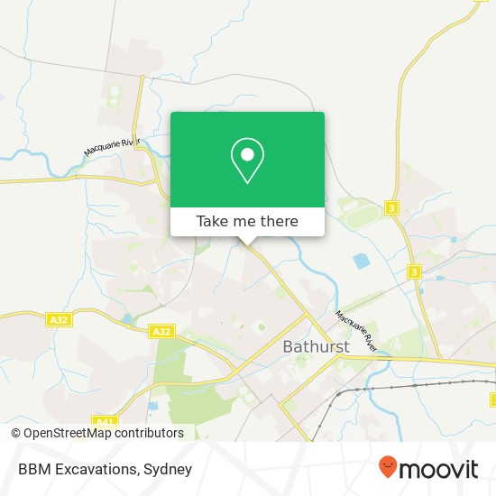 BBM Excavations map