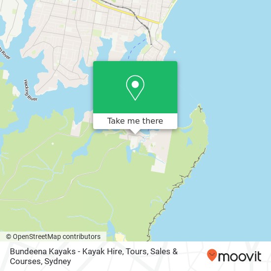 Bundeena Kayaks - Kayak Hire, Tours, Sales & Courses map