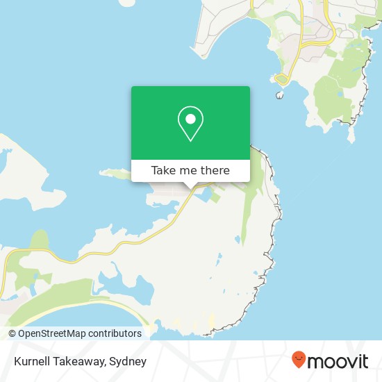 Kurnell Takeaway map