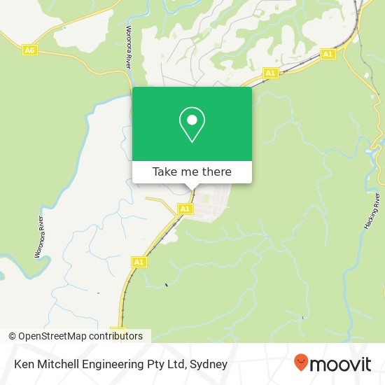 Ken Mitchell Engineering Pty Ltd map
