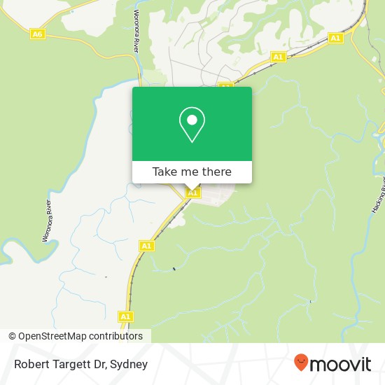 Mapa Robert Targett Dr